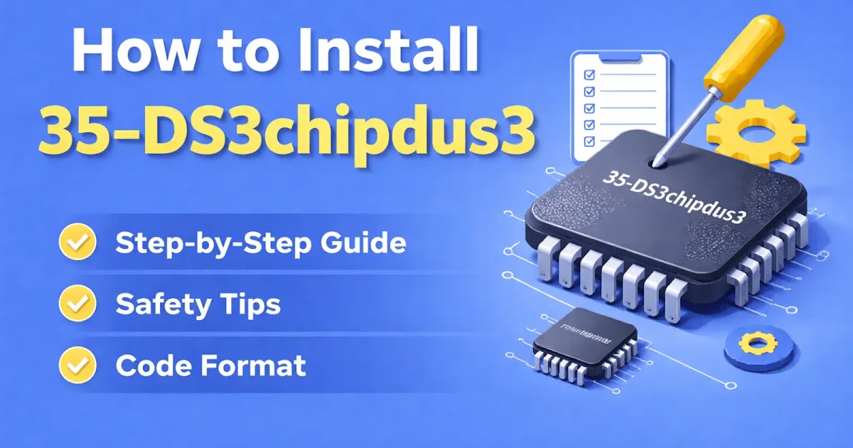 How to Install 35-ds3chipdus3 Step-by-Step Guide 2026